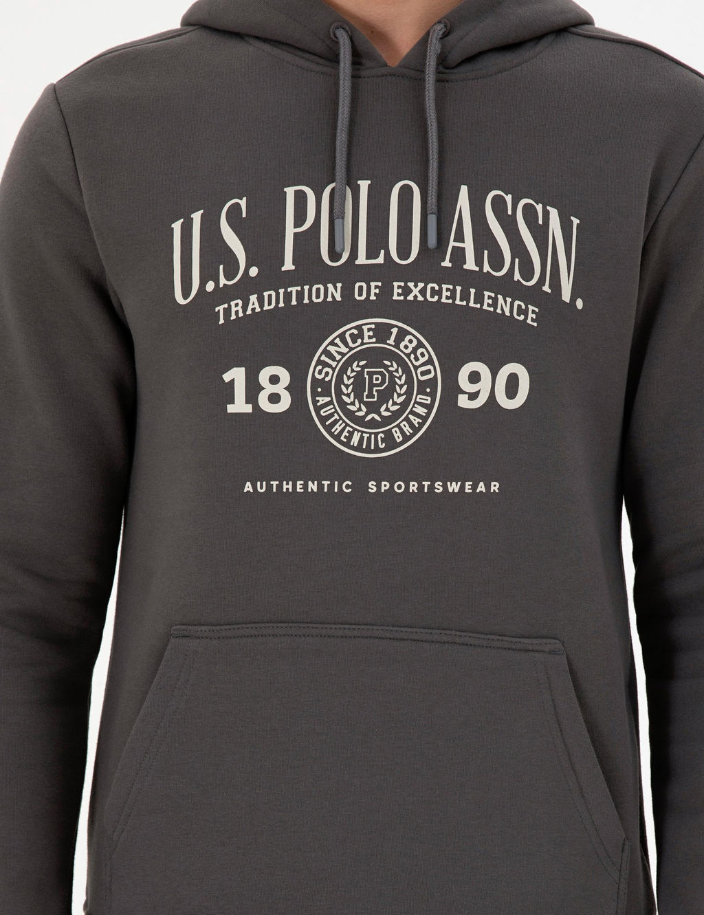 Мужской свитшот антрацитового цвета Неожиданная скидка в корзине - U.s. polo assn фото 6