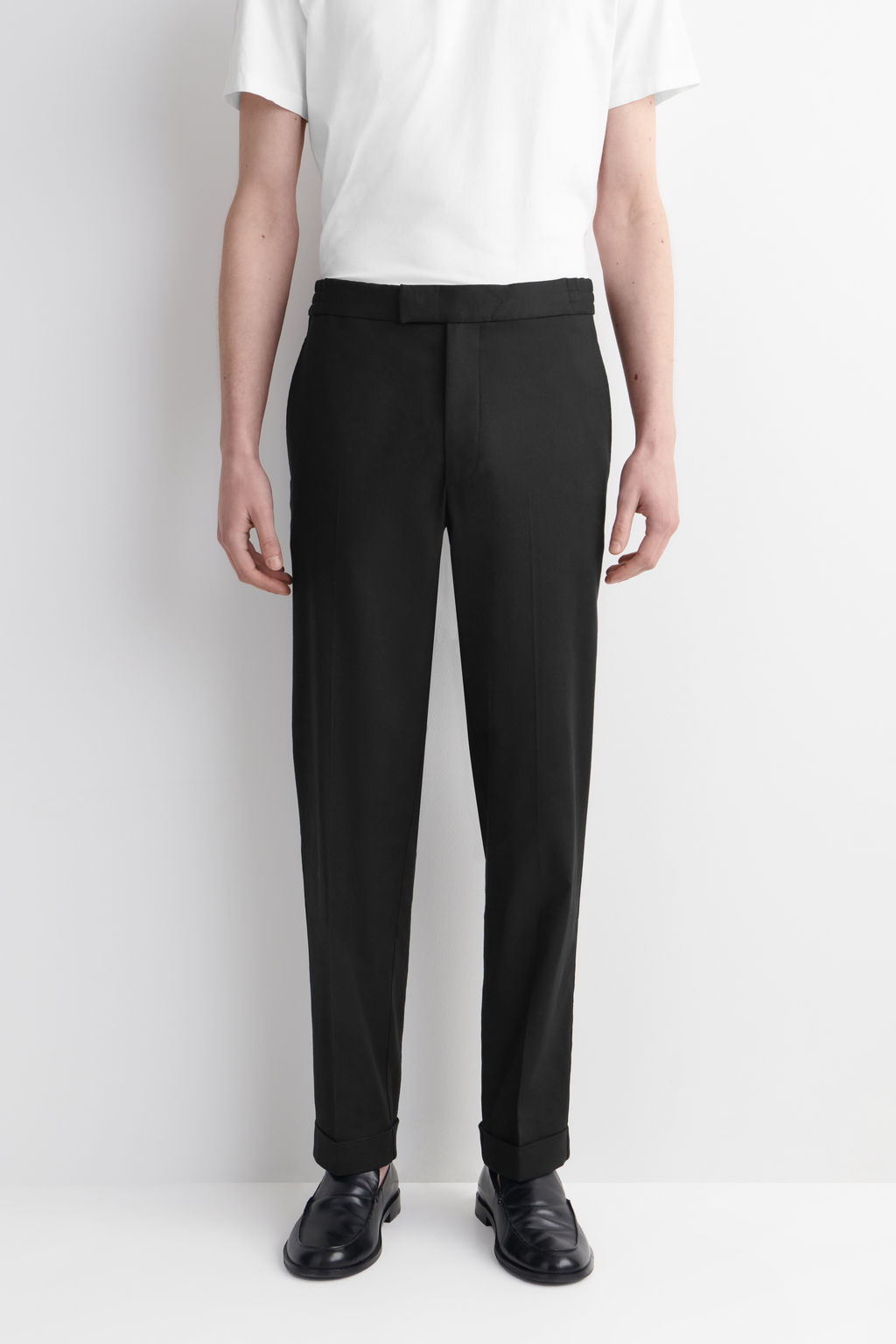 PANTAL?N DE LINO Y ALGOD?N SLIM FIT STRAIGHT LEG - H&m фото 8