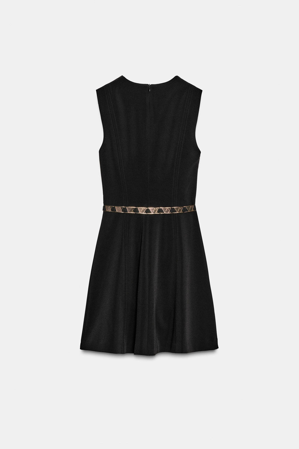 MINI DRESS WITH GOLDEN BELT - Zara фото 8