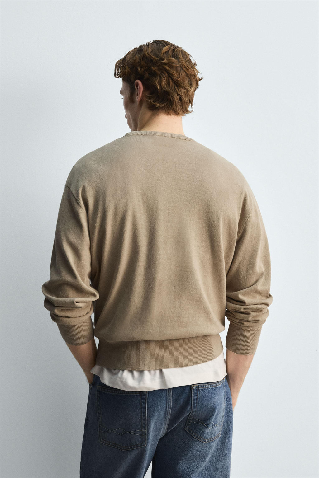 COTTON-RAMIE SWEATER - Zara фото 3