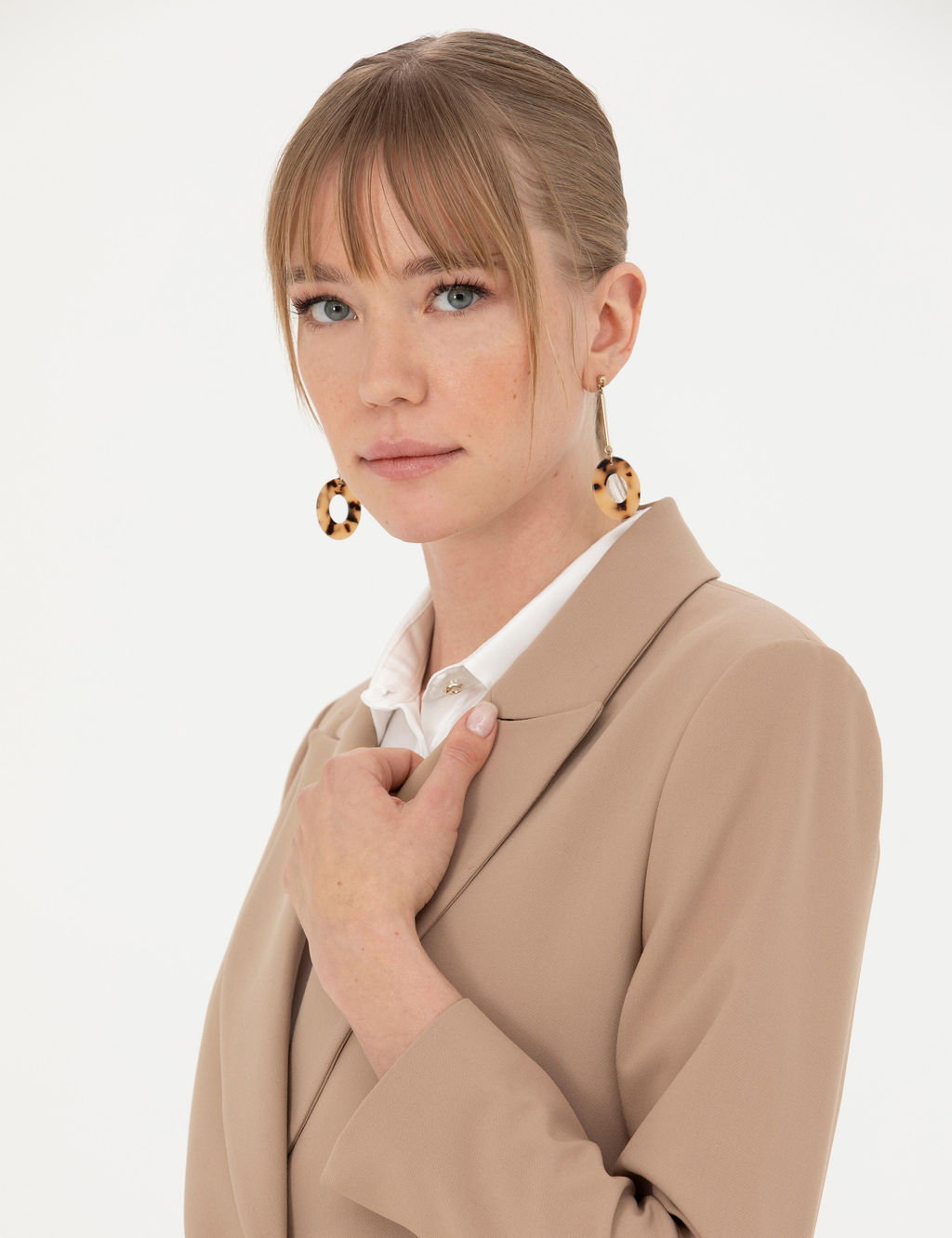 Bej Slim Fit Ceket - Pierre cardin фото 2