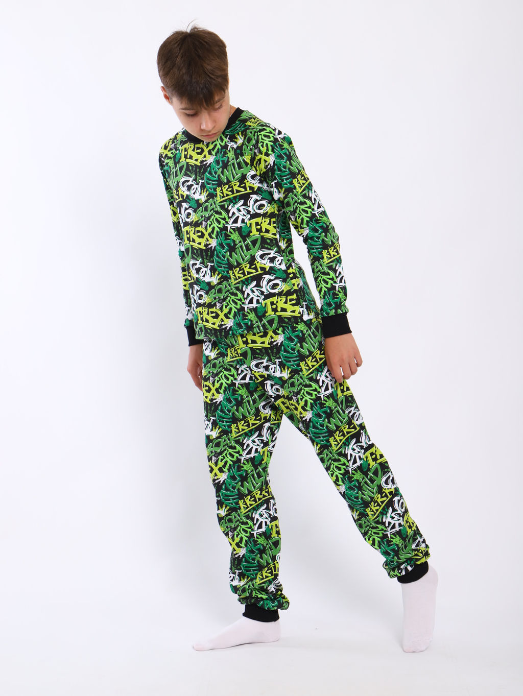 Пижама "Макар" зеленый