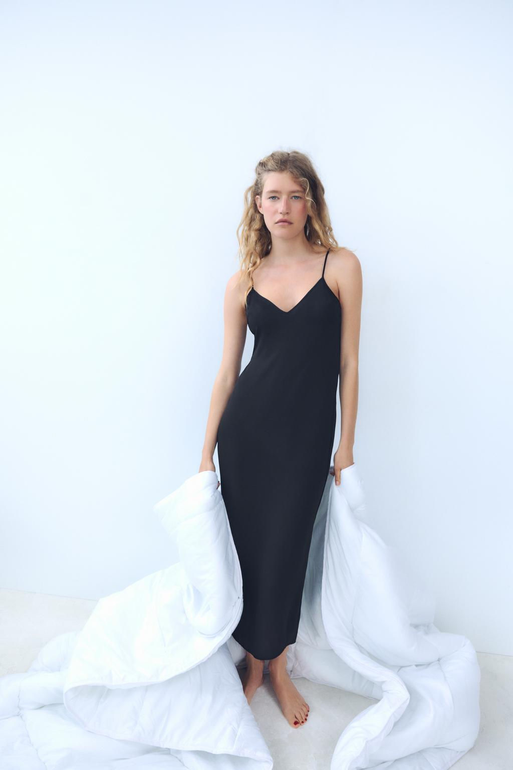 LONG SLIP DRESS - Zara фото 10