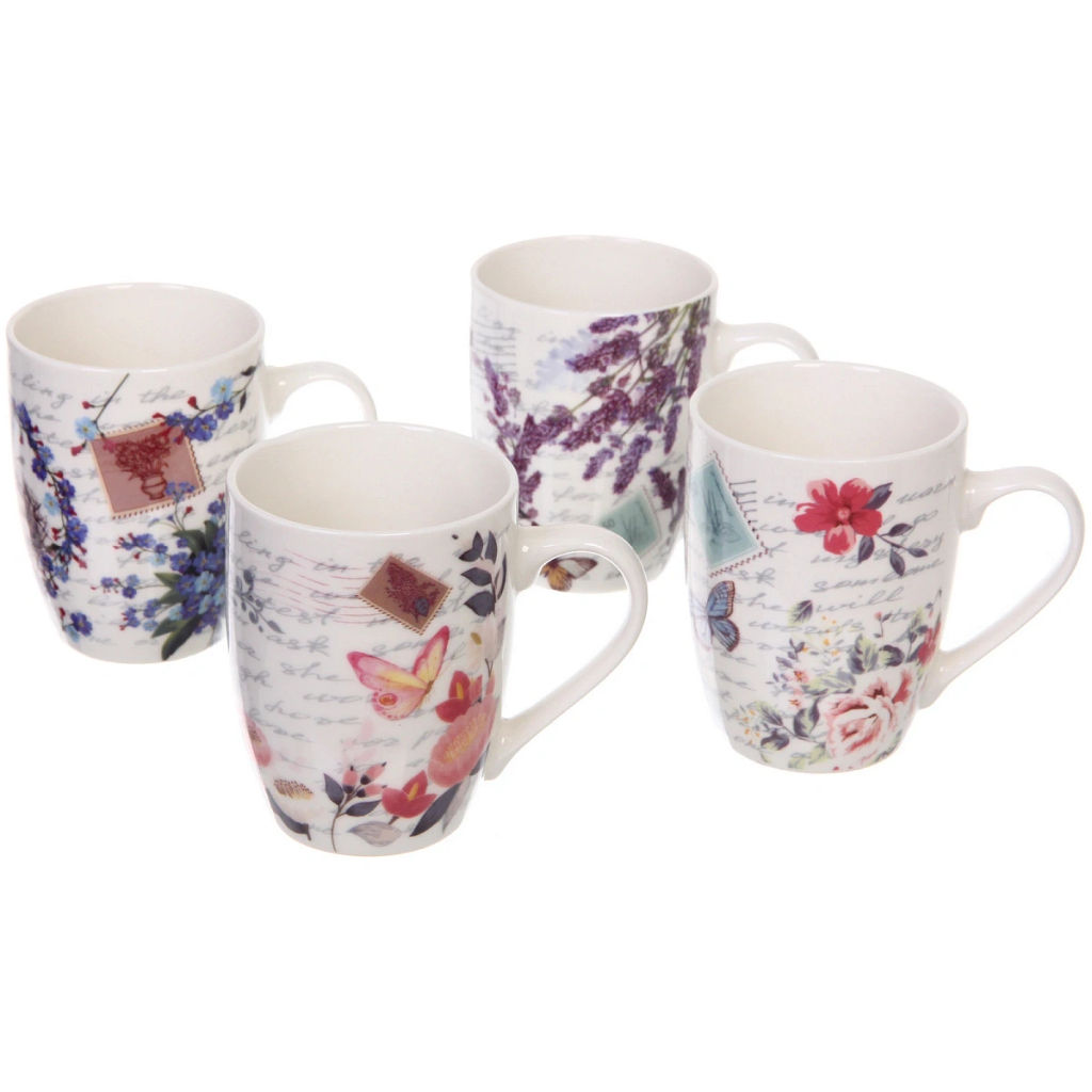 Цена за 2 шт. Кружка керамическая 350мл "Лето", микс рисунков