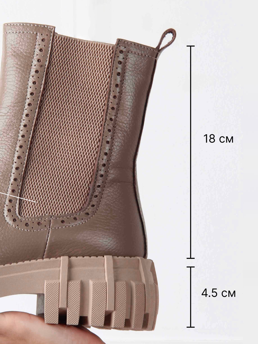 Челси EDART 360.P.466be. cocoa flotter/байка фото 4