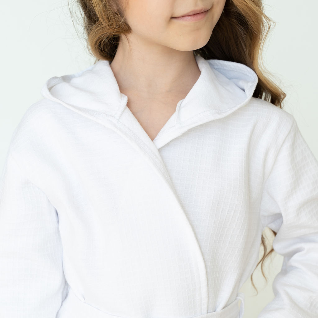 Халат детский вафельный белый 914 (152, 80)