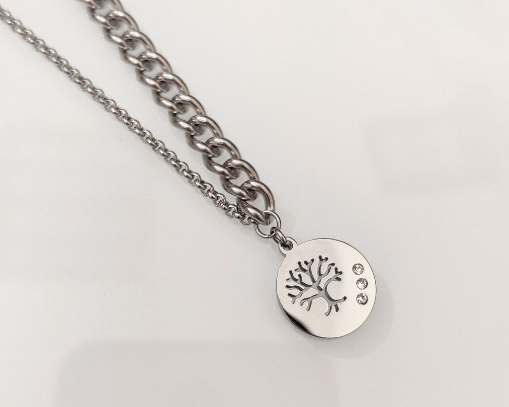 Кулон из стали на цепочке