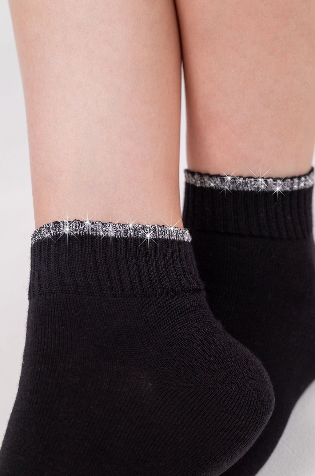 Набор женских носков с люрексом 2 пары Happy Fox  фото 4