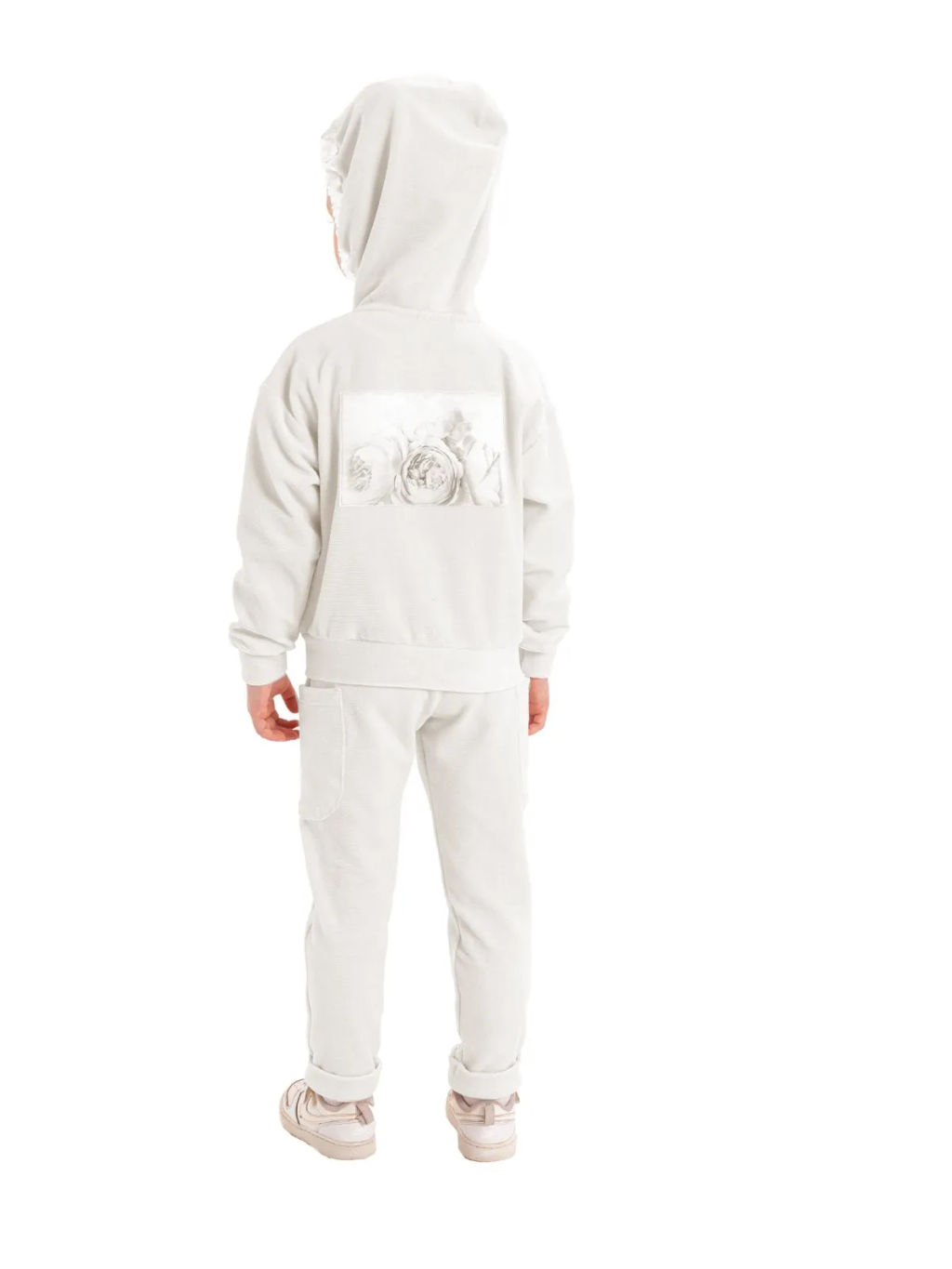 Джемпер дев. из велюра О66632 - Карамелли фото 4