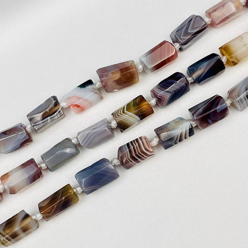Бусины для украшений из ботсванского Агата 40 см
