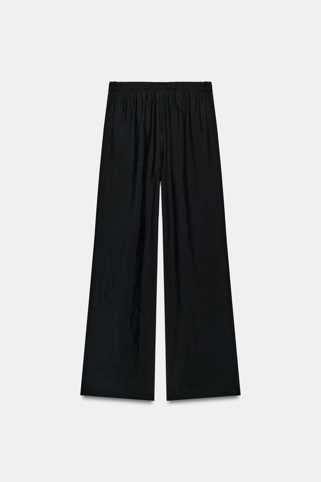 PANTAL?N FLUIDO RAYAS / Negro - Zara фото 8