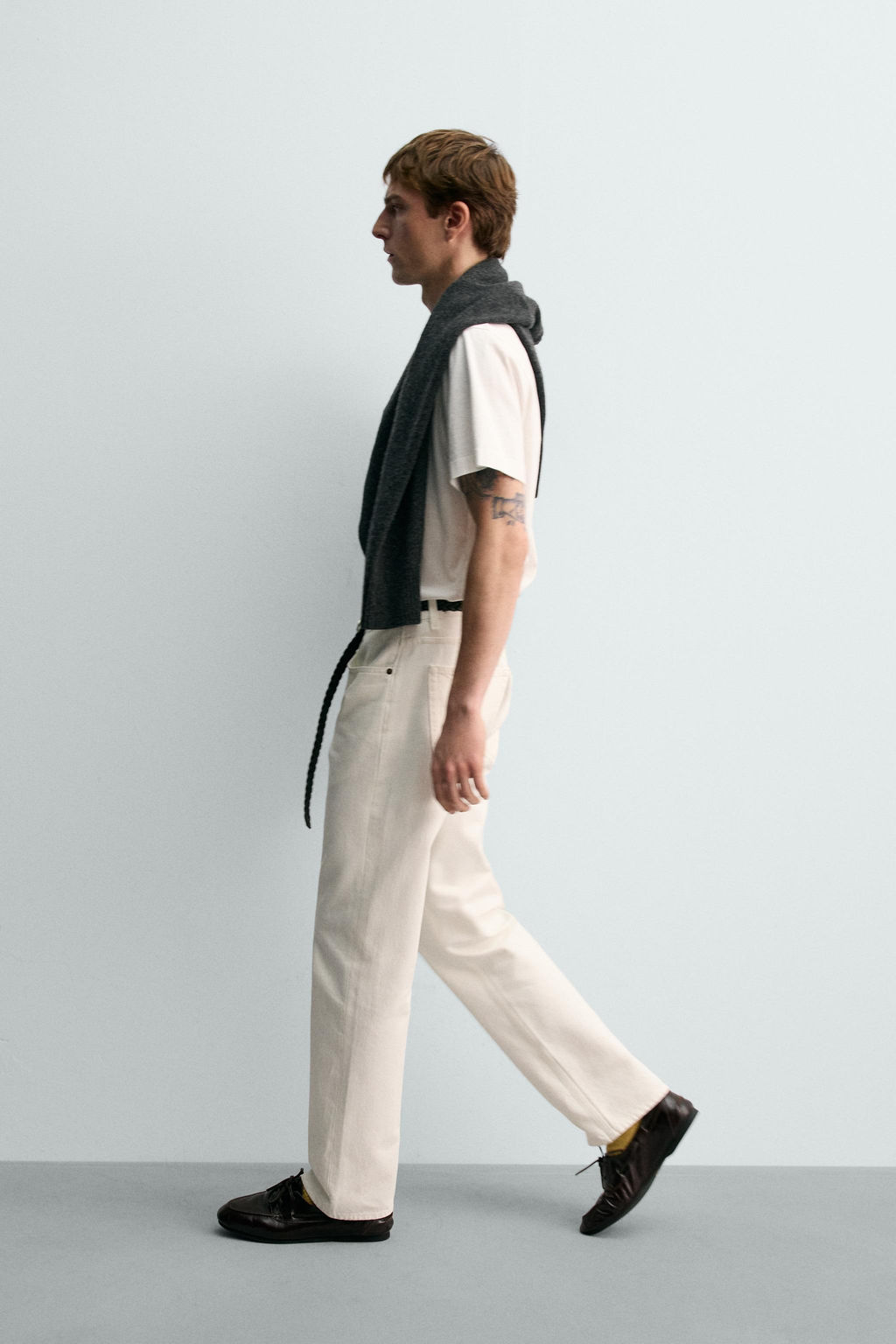 AARON LEVINE X ZARA STRAIGHT FIT JEANS  фото 16