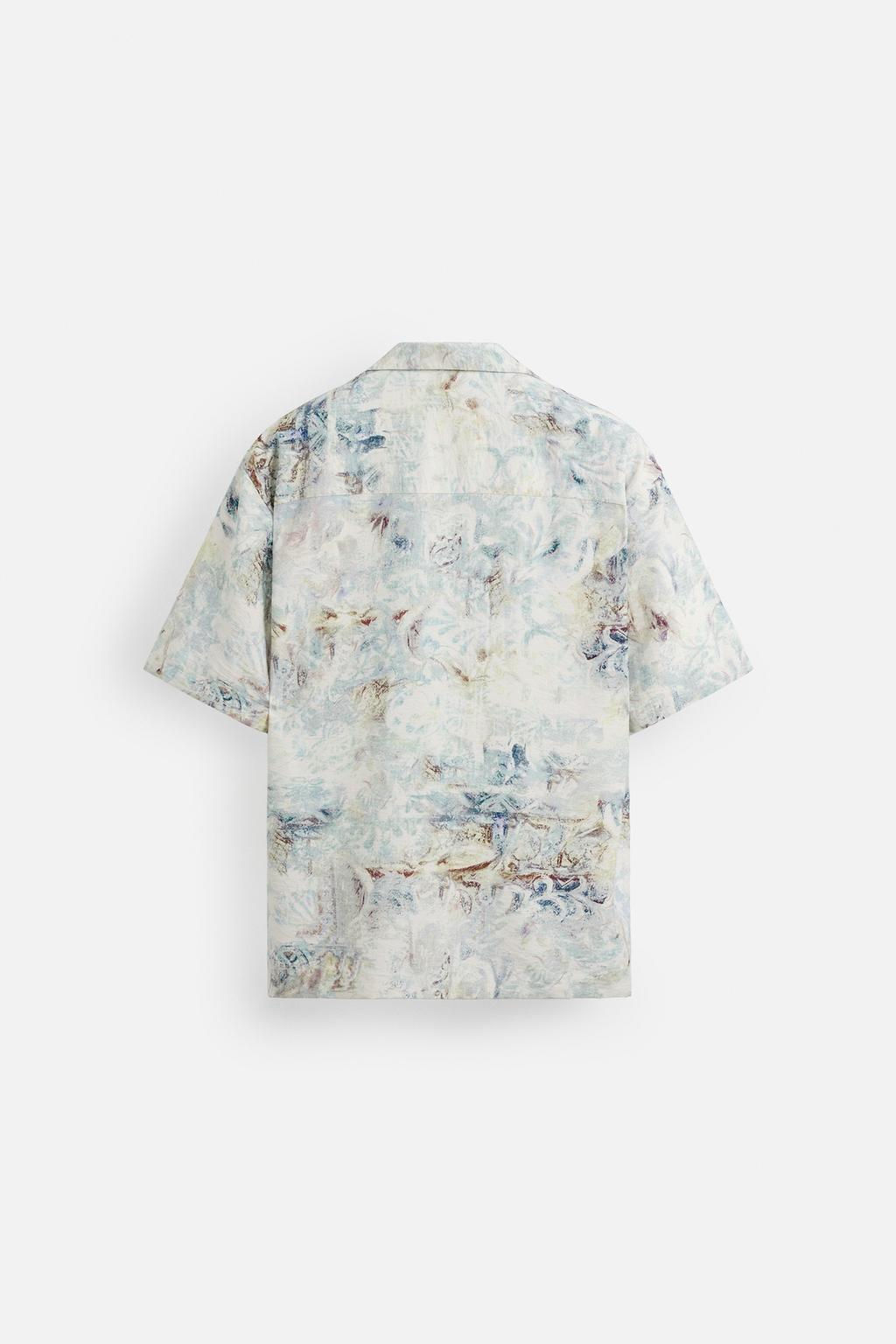 ABSTRACT PRINT SHIRT - Zara фото 17