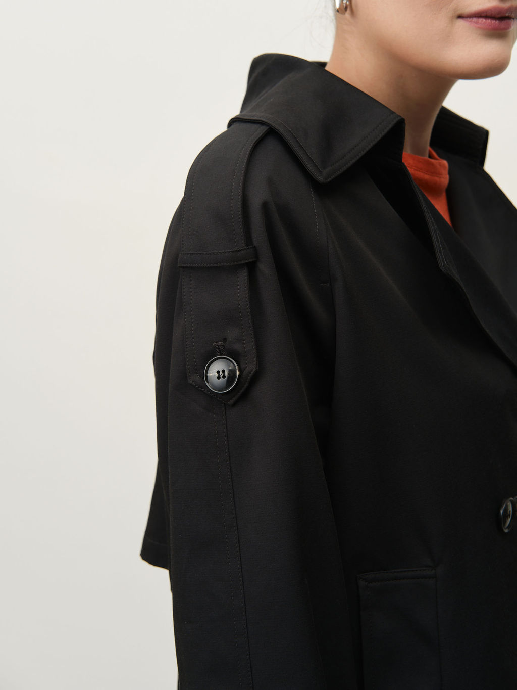 Плащ женский 2-51026-9724 темно-синий