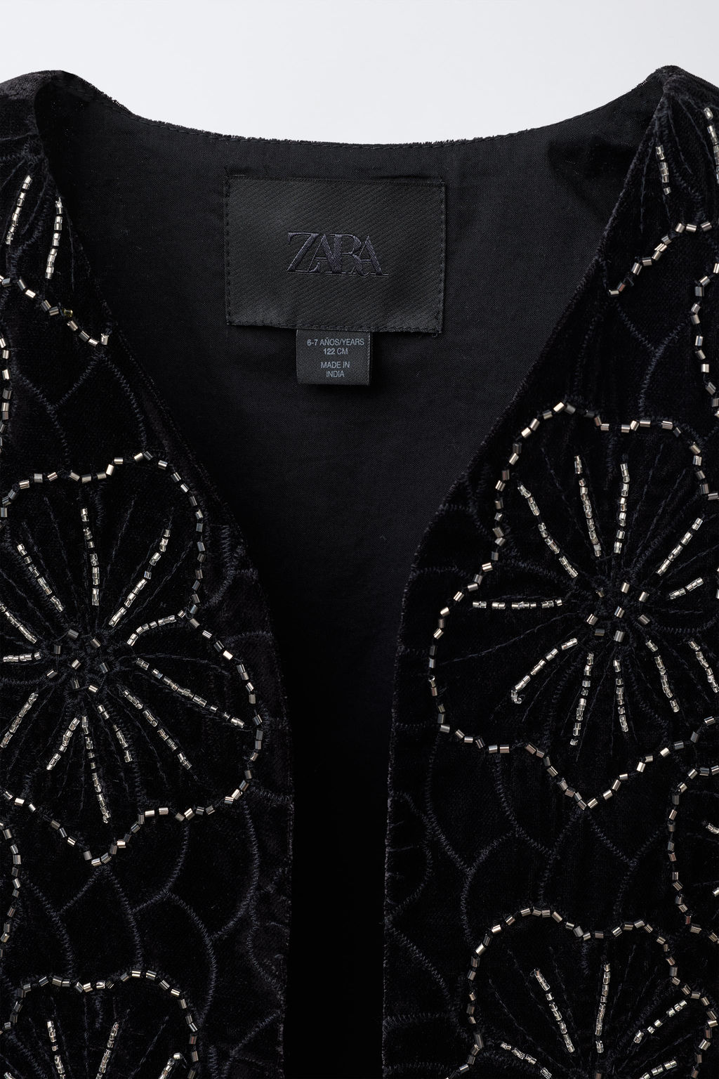 BEADED VELVET WAISTCOAT - Zara фото 3