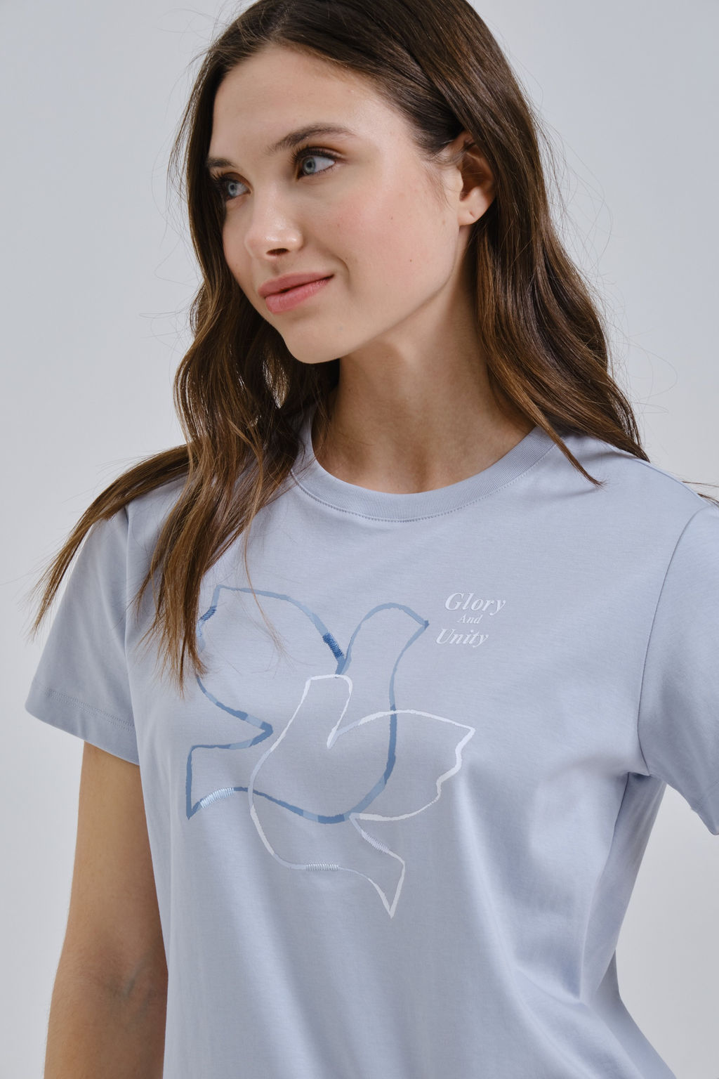 Футболка Голубой