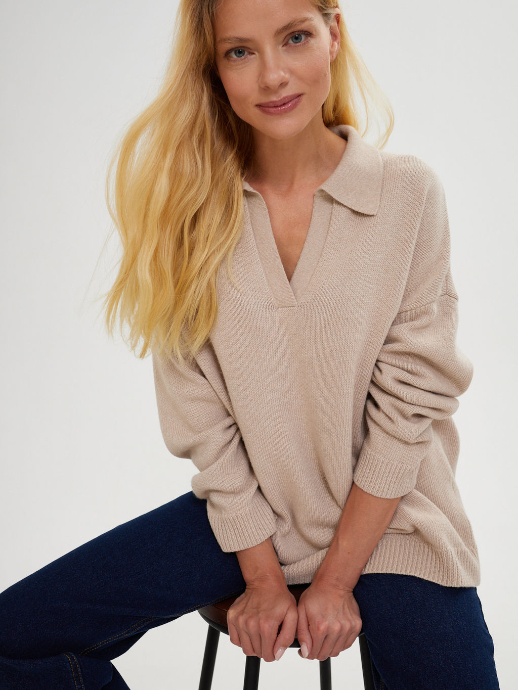 Джемпер 311.070367/слоновая кость - Seven senses фото 15