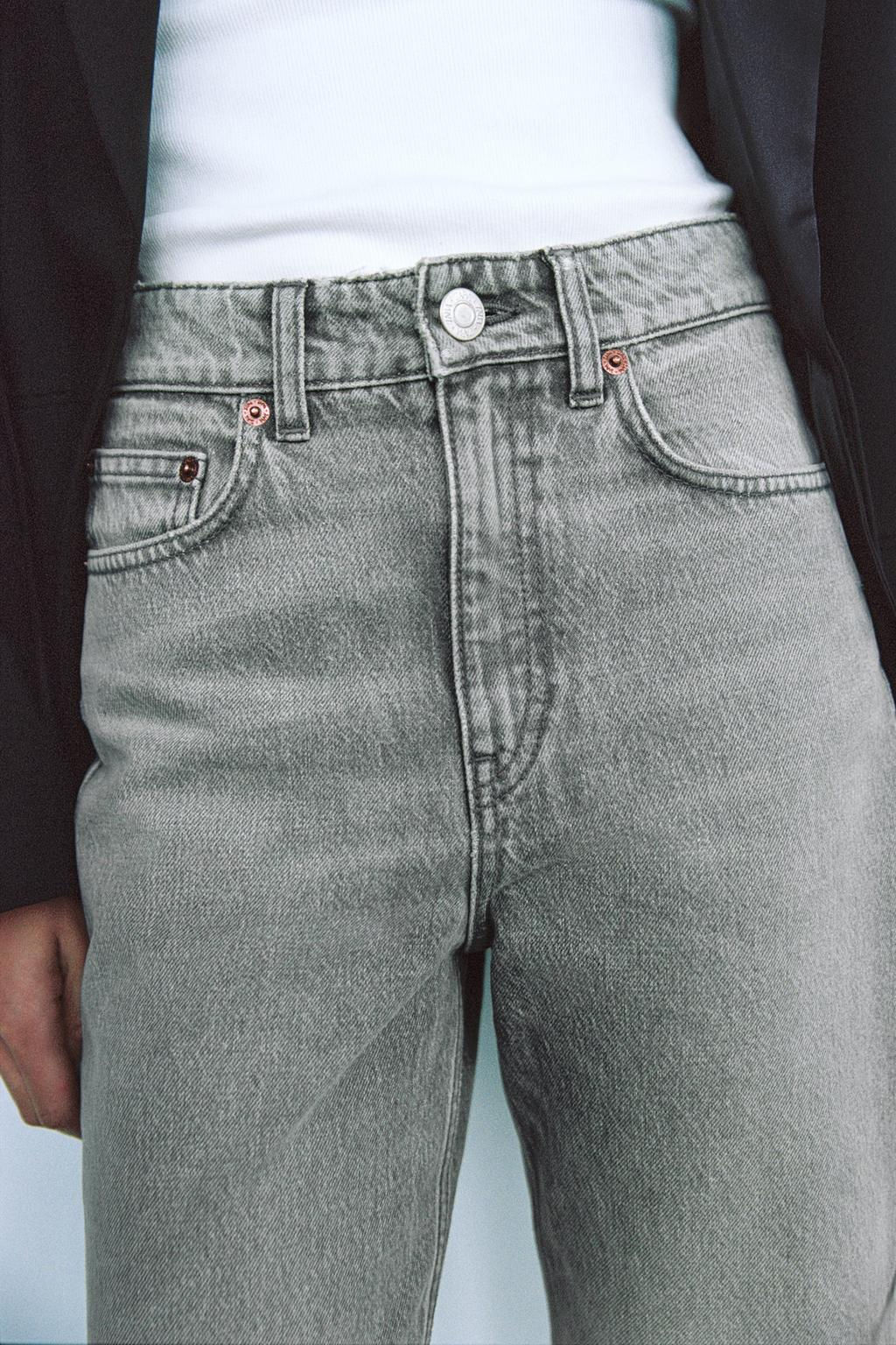 TRF MOM FIT HIGH-WAIST JEANS - Zara фото 44