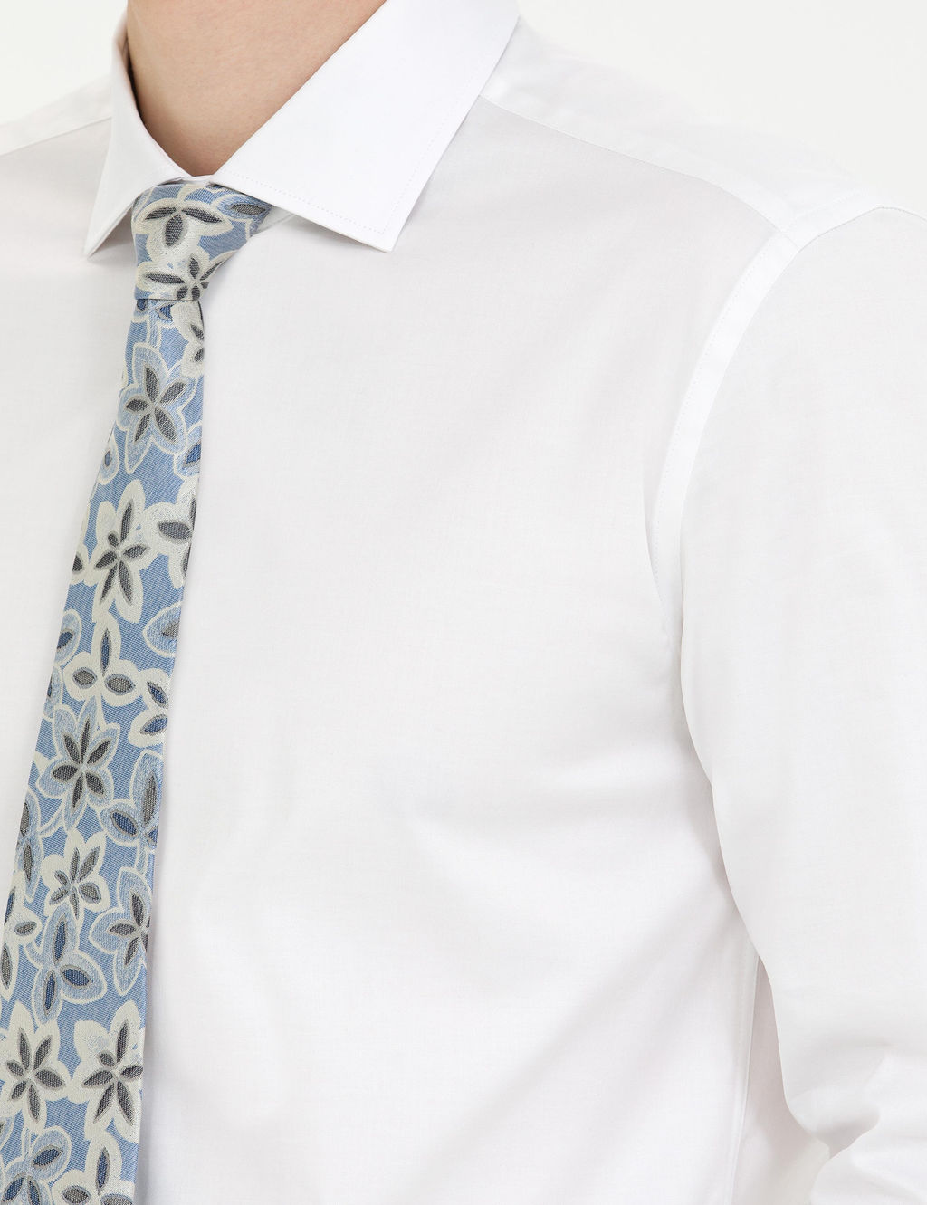 Beyaz Ex. Slim Fit Uzun Kollu Klasik G_mlek