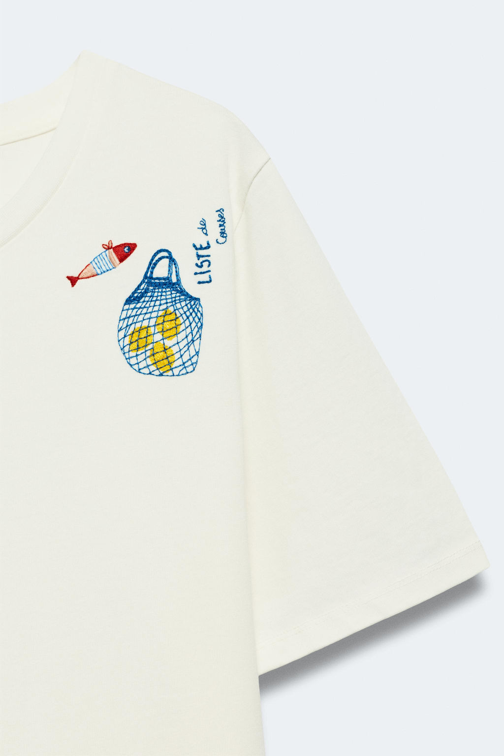 CAMISETA BORDADO DELANTERO LIMITED EDITION / Crudo - Zara фото 9