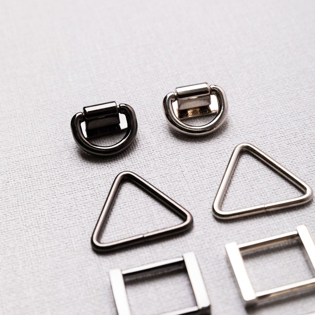 Фурнитура сумочная металл Gamma GH 13/17 Ручкодержатель 27 х 24 мм 5 шт. №06 под черный никель