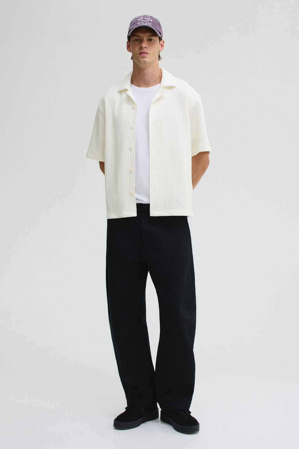 Camisa resort gofrada Loose Fit - H&m фото 7