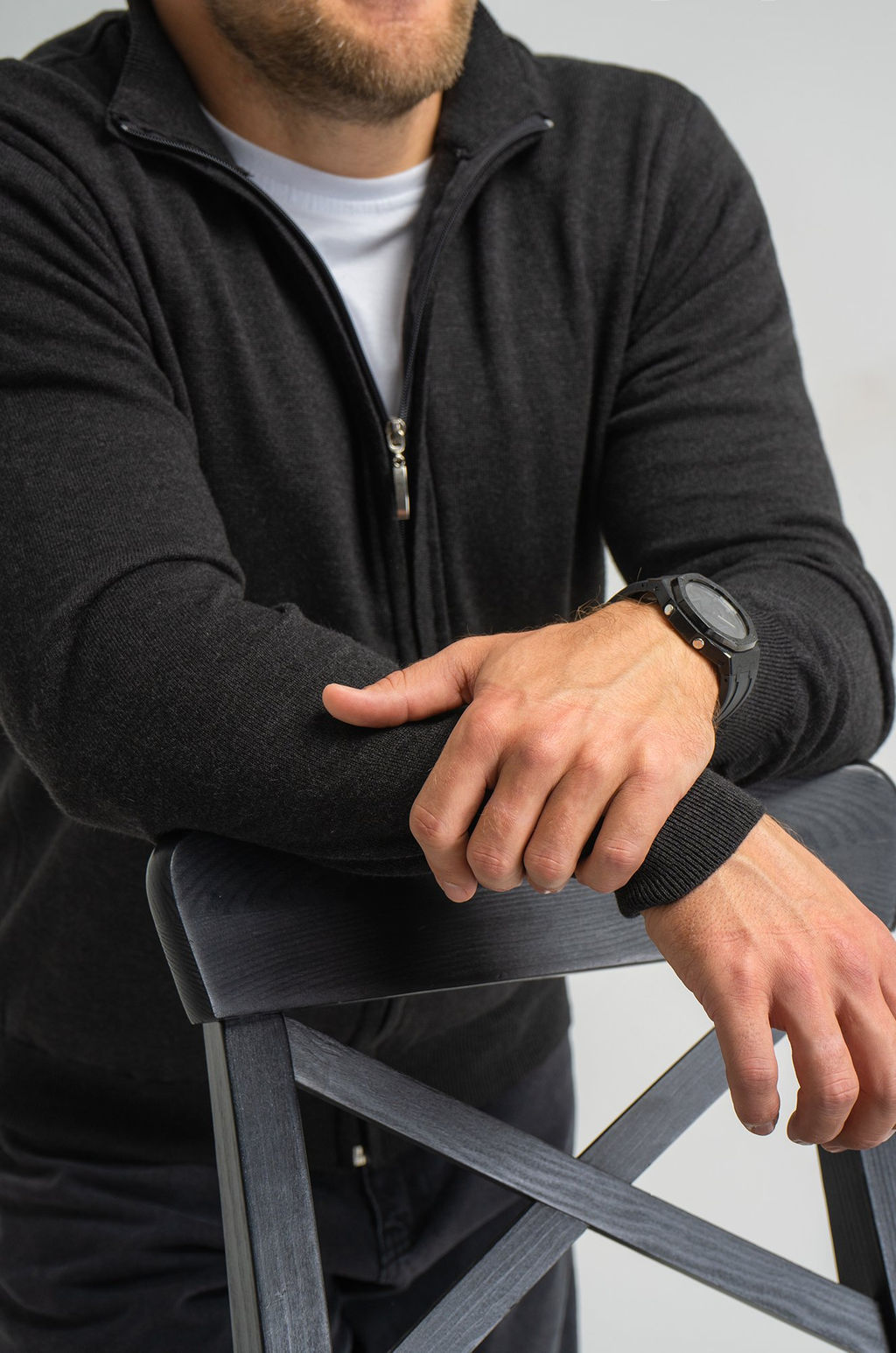 Мужской джемпер на молнии Happyfox - Happy fox фото 8