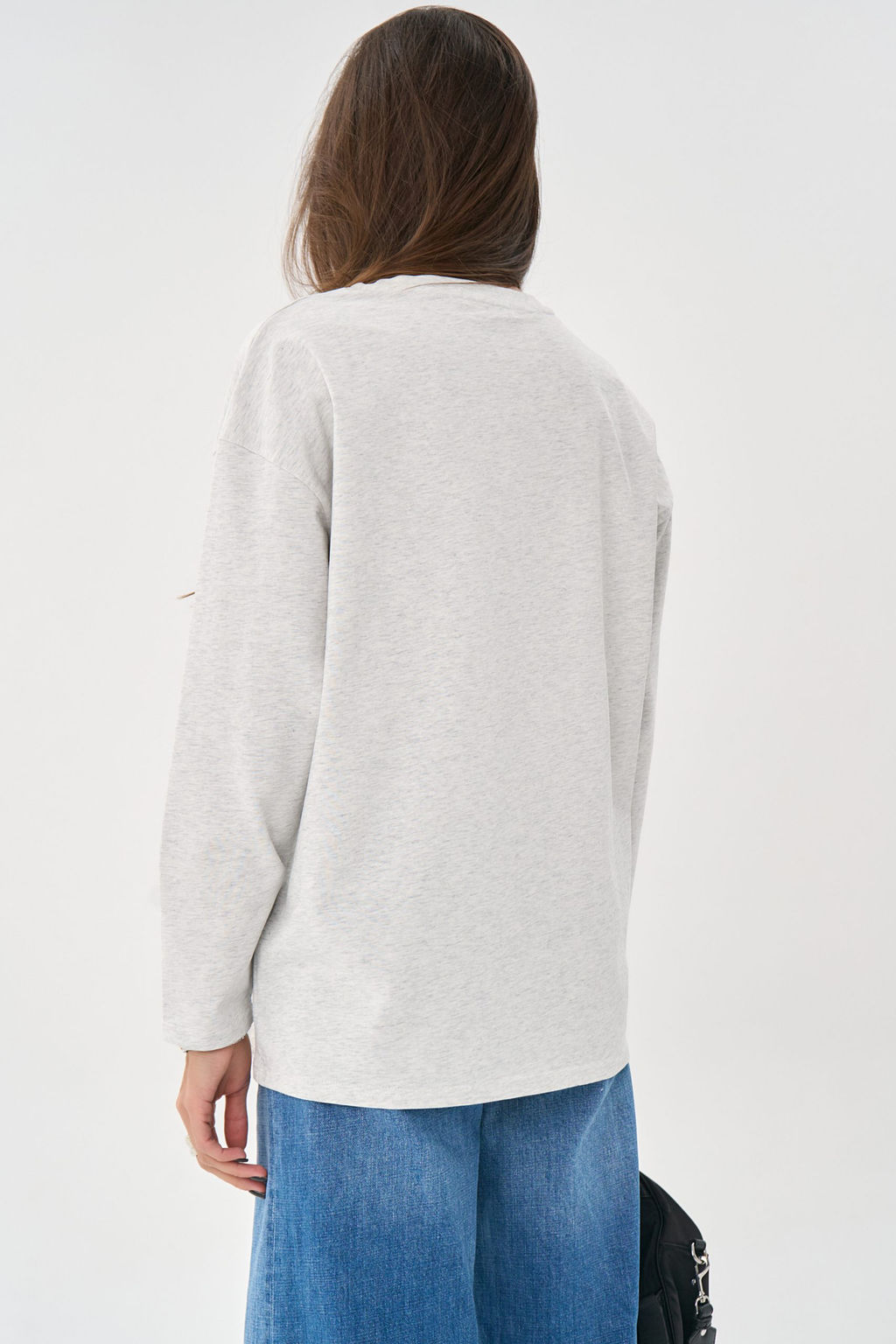 Лонгслив Эшли (серый) - Эльза фото 7