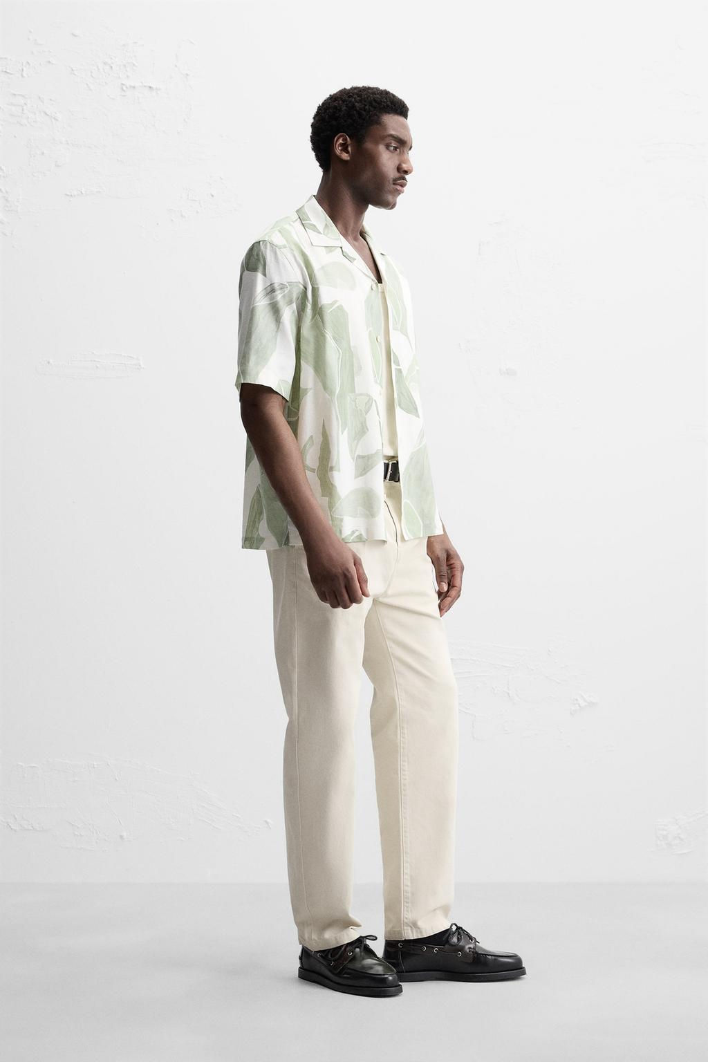 ABSTRACT PRINT SHIRT - Zara фото 4