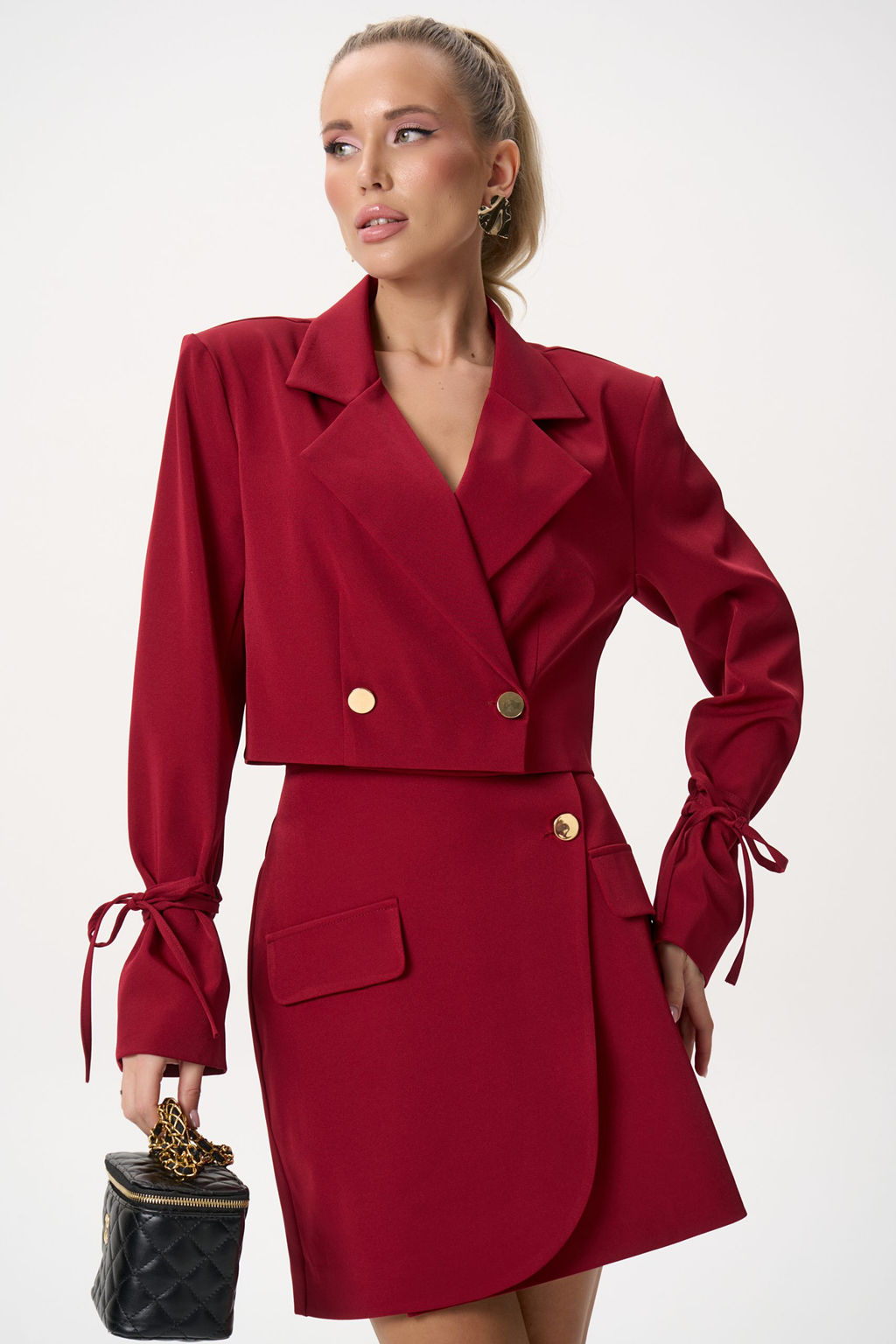 Пиджак Бонни (бордовый) - Эльза фото 21