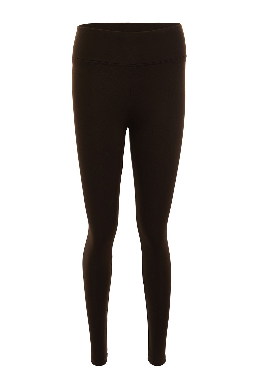 Siyah Toparlay?c? Beli Lastikli Yuksek Bel Esnek Orme Tayt TWOAW20TA0087 - Trendyolmilla фото 10