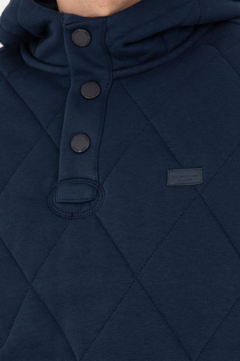 Мужской темно-синий свитшот - U.s. polo assn фото 7