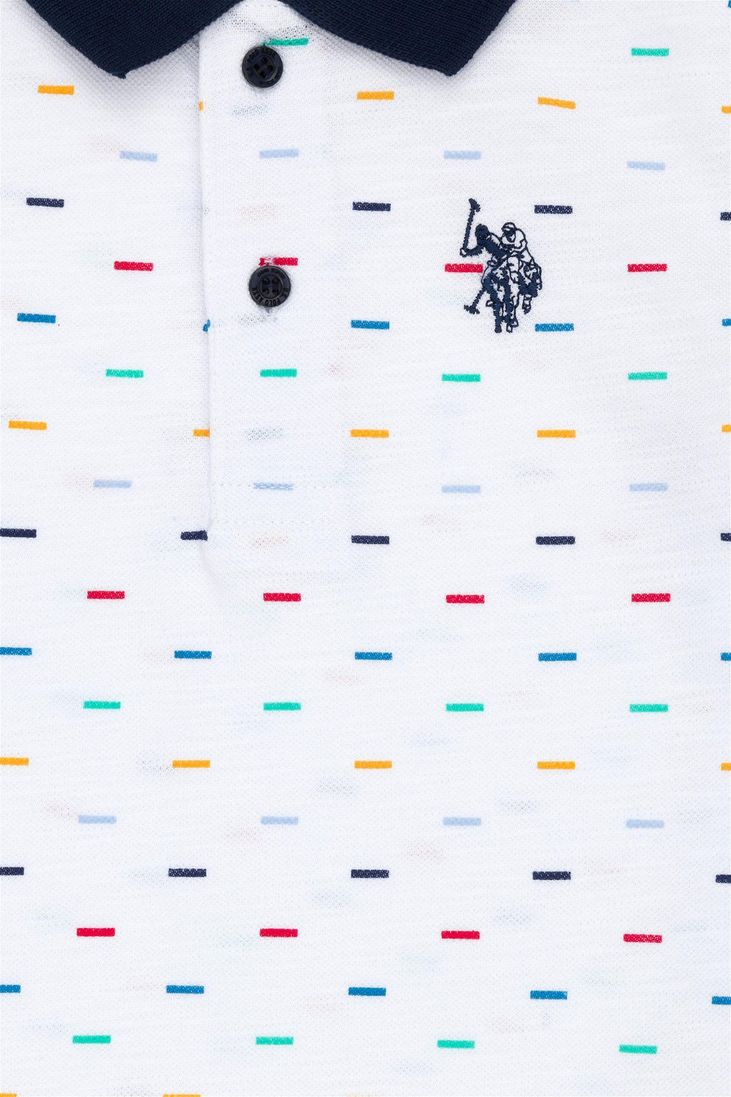 Белая футболка с воротником-поло для мальчика Неожиданная скидка в корзине - U.s. polo assn фото 4