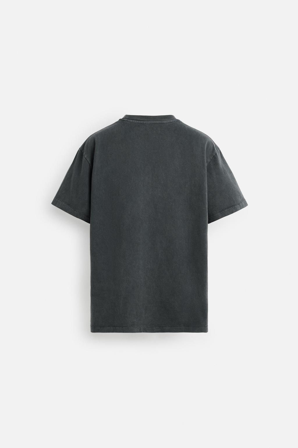 FADED PRINTED T-SHIRT - Zara фото 8
