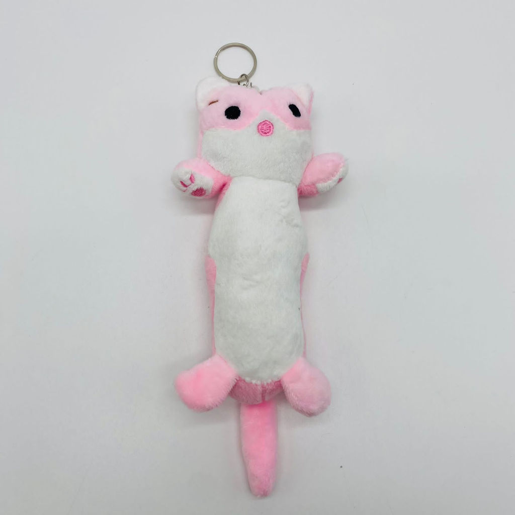 Мягкая игрушка брелок Котик батон 15 см - Storyland фото 6