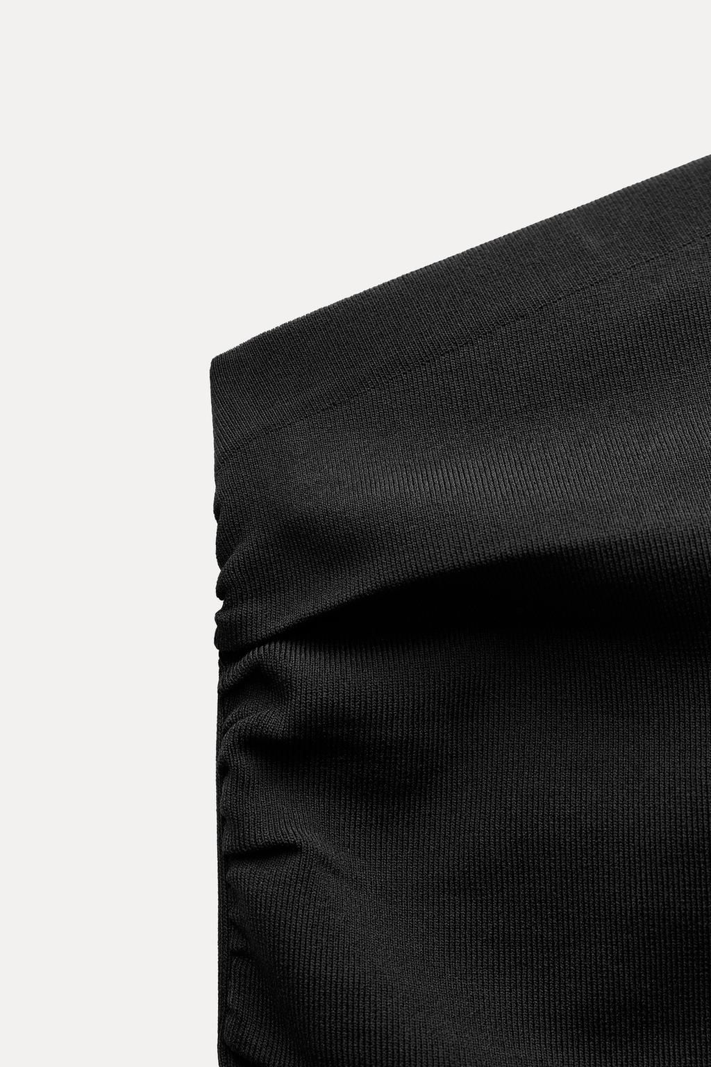 DRAPED KNIT ASYMMETRIC TOP - Zara фото 5