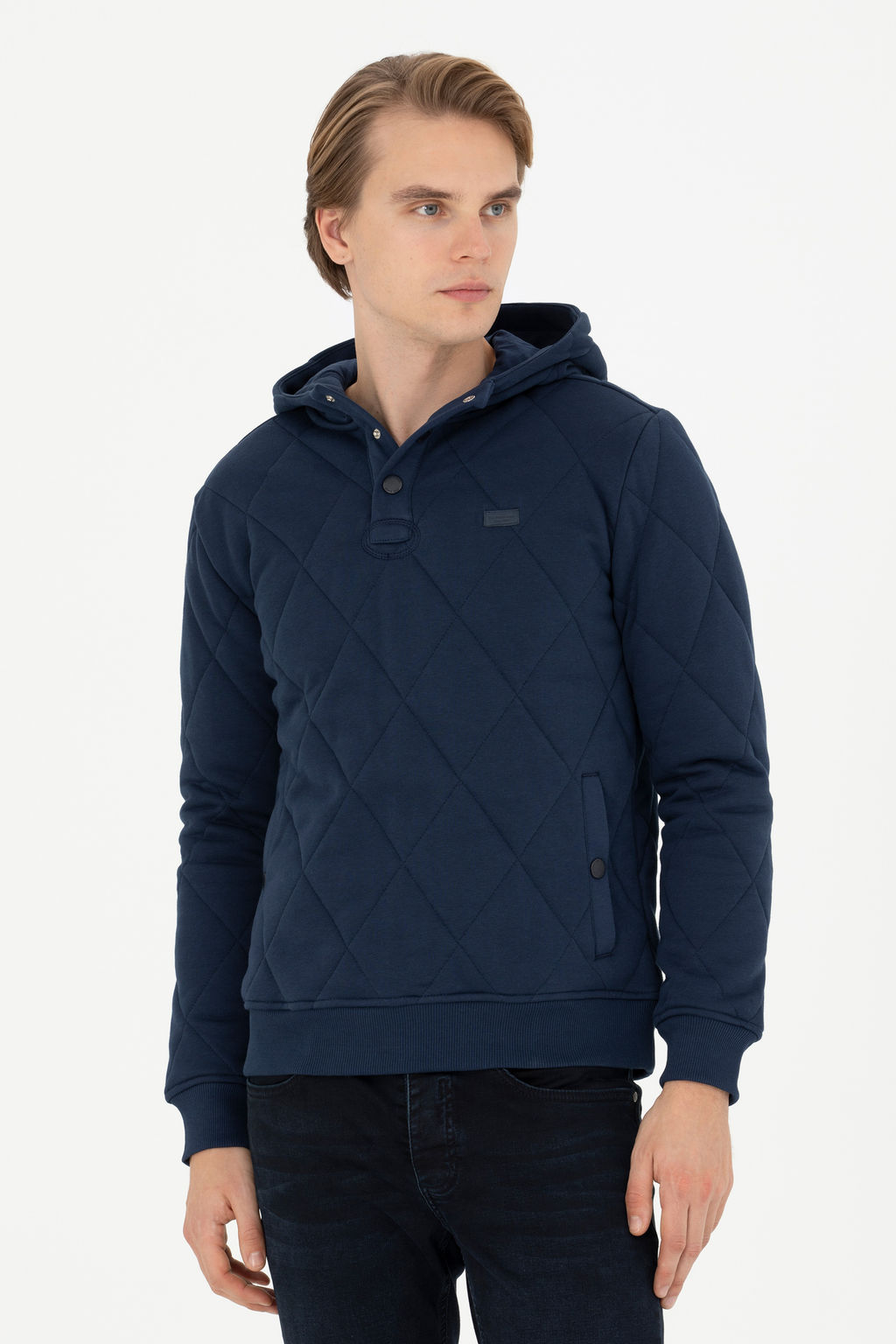 Мужской темно-синий свитшот - U.s. polo assn фото 10