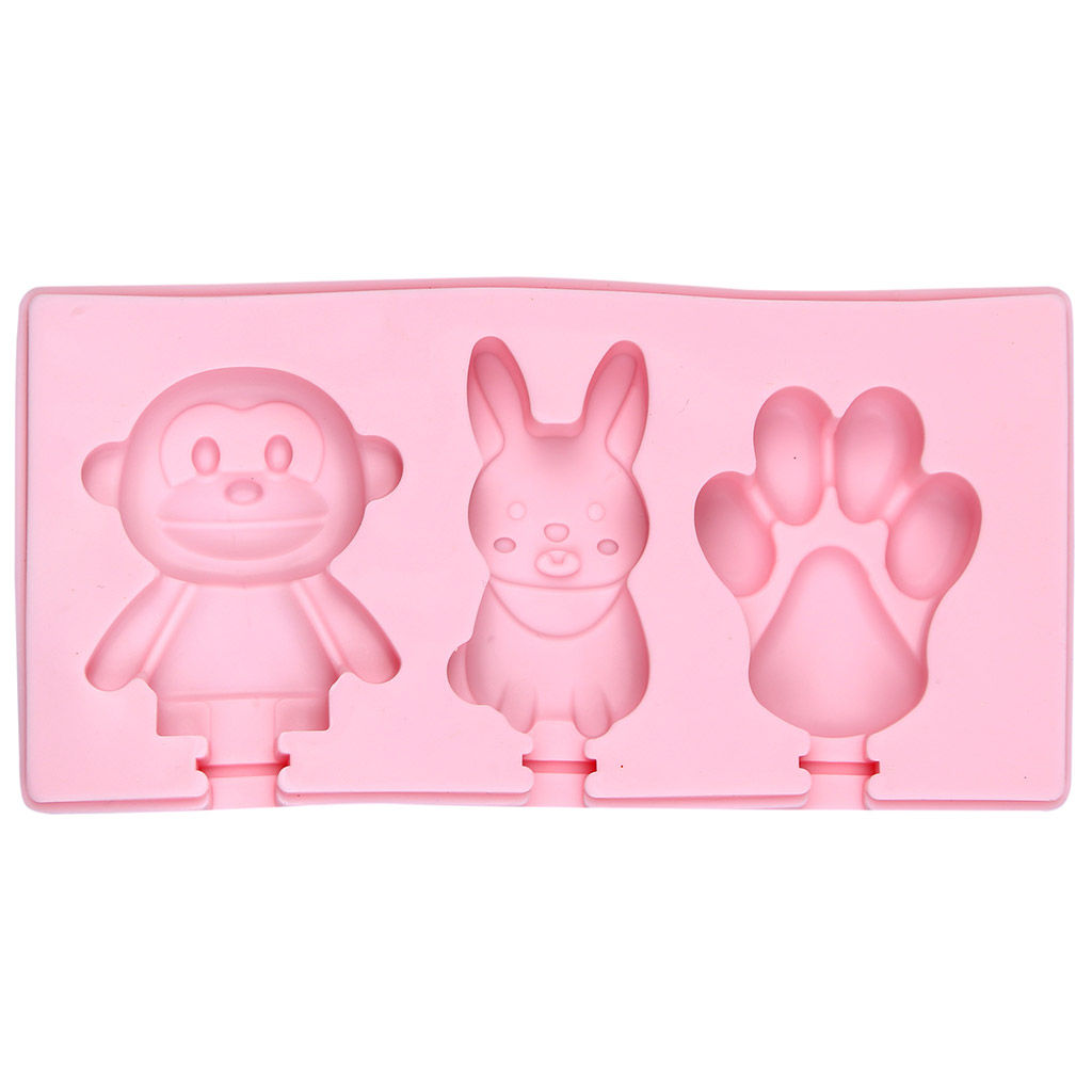 Форма силиконовая для замораживания фруктового льда/мороженого Ассорти-4 18х9х2см, цвета микс (Китай) - Домашняя мода фото 3