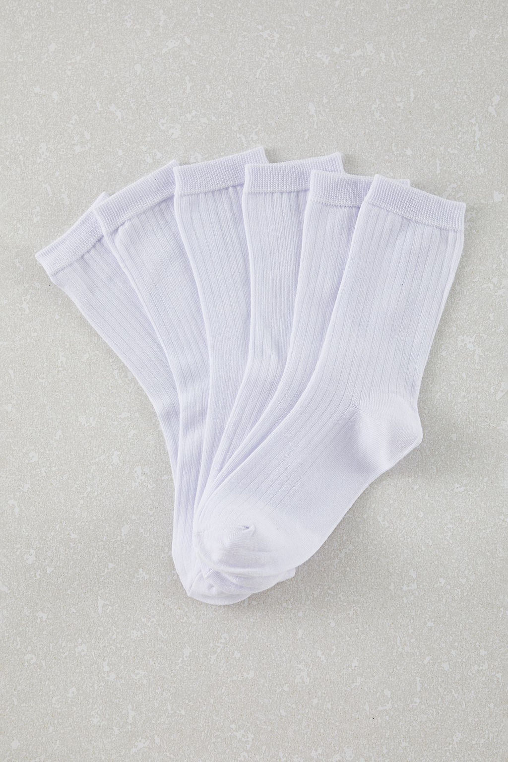 TRENDYOL MAN Beyaz Unisex 6l? Pamuklu Dokulu Kolej-Tenis-Orta Boy Corap TMNAW25CO00010 - Trendyolmilla фото 3