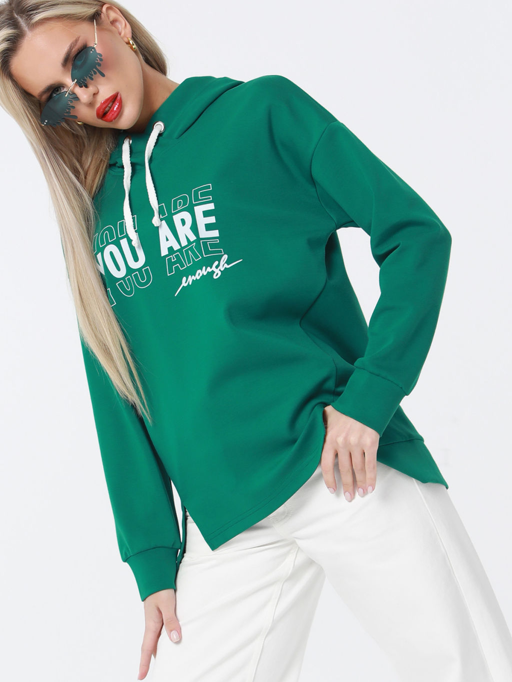 Свитшот Стильная вещичка, грин - Dstrend фото 8