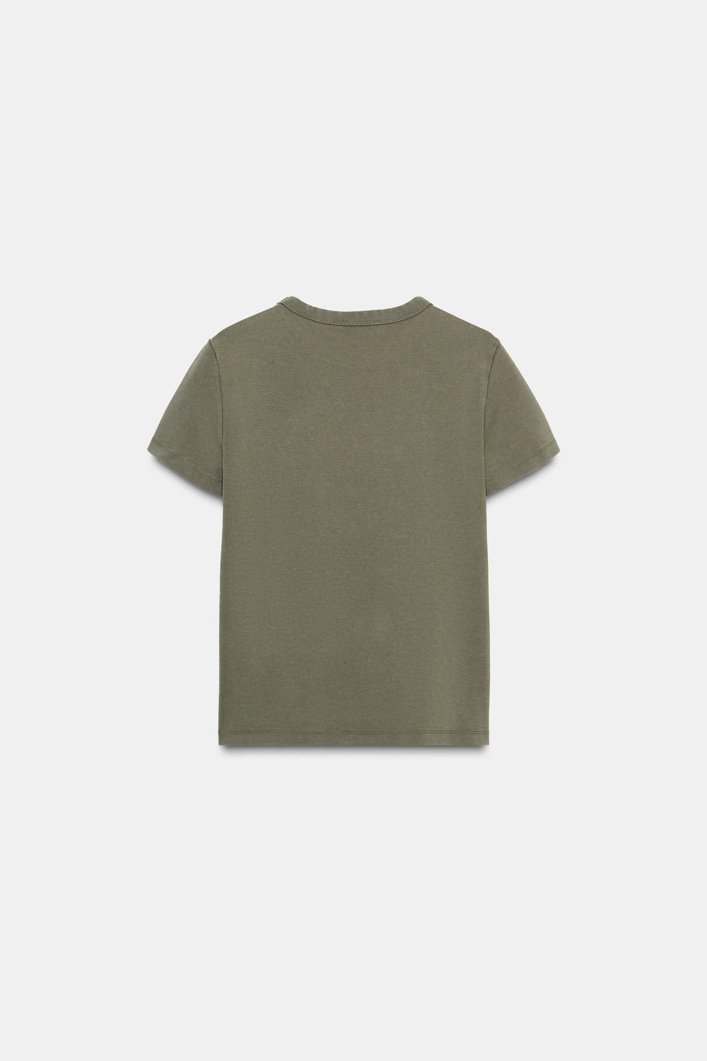 SHORT SLEEVE INTERLOCK T-SHIRT - Zara фото 6