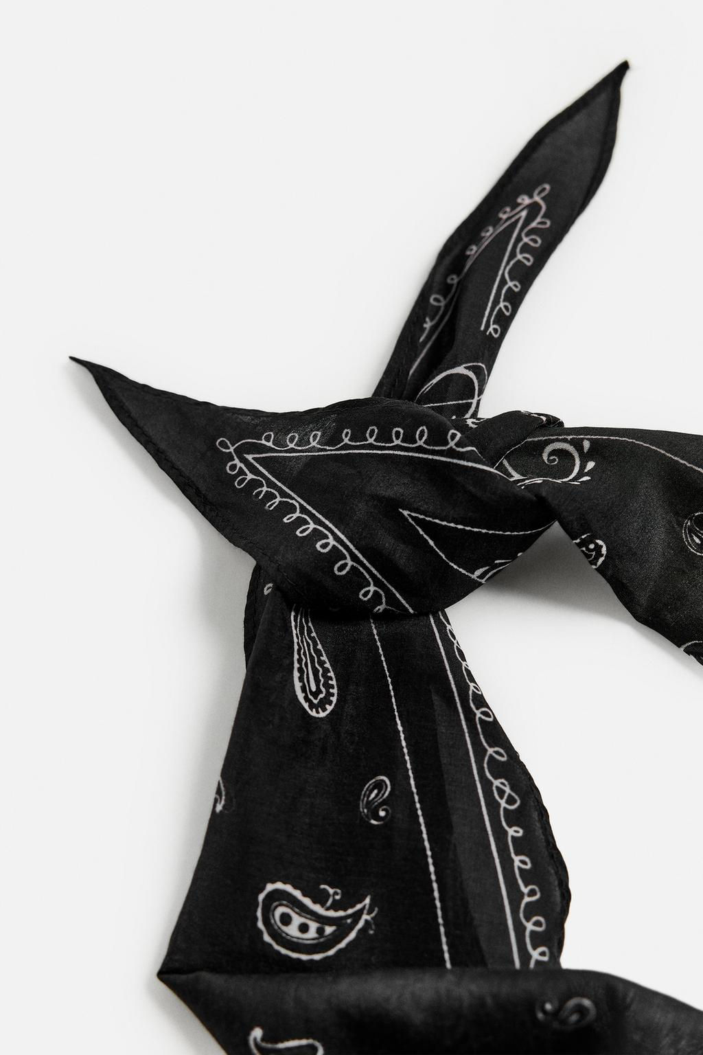 COTTON - SILK BANDANA  OTIS KWAME KYE QUAICOE - Zara фото 8