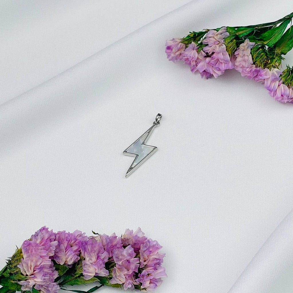 Подвеска перламутровая "Молния" (1 шт)