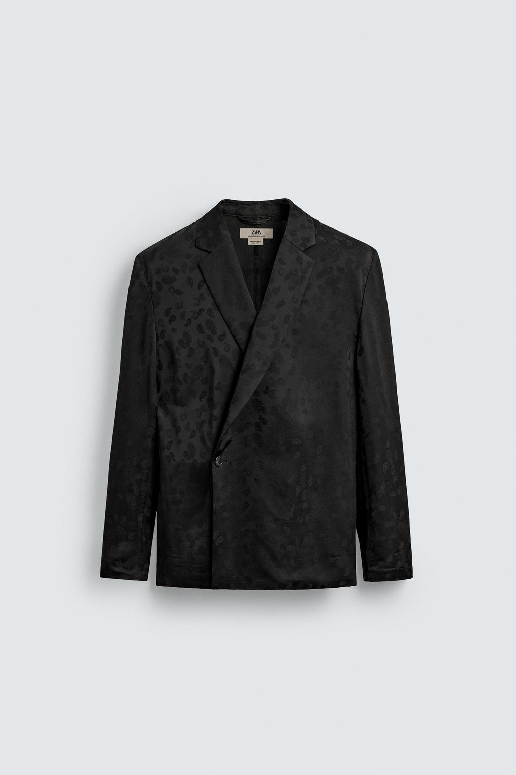 LIMITED EDITION PAISLEY JACQUARD SUIT RELAXED FIT BLAZER - Zara фото 9