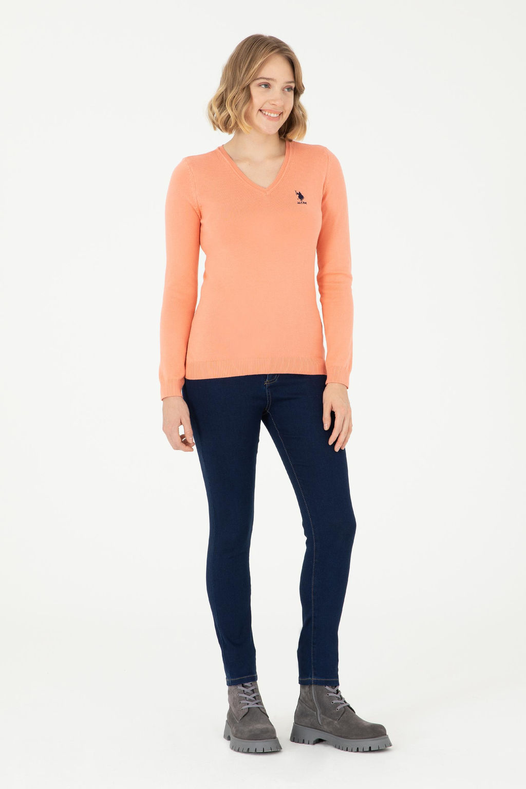 Женские сиреневые джинсовые брюки - U.s. polo assn фото 7