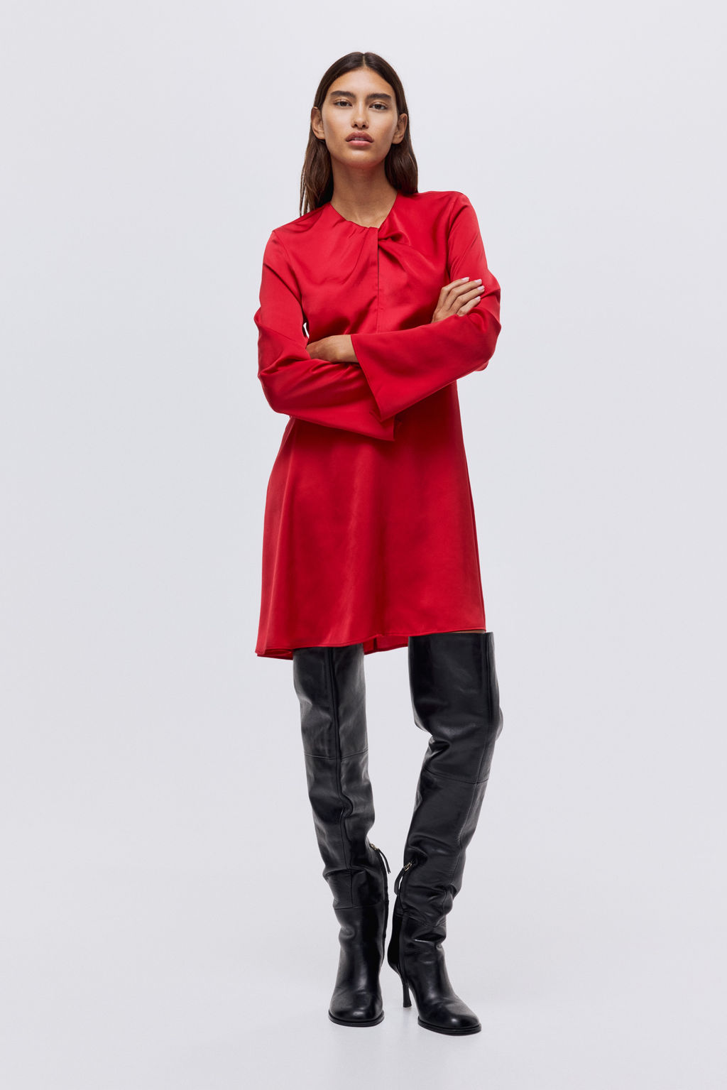 Vestido con detalle girado - H&m фото 4
