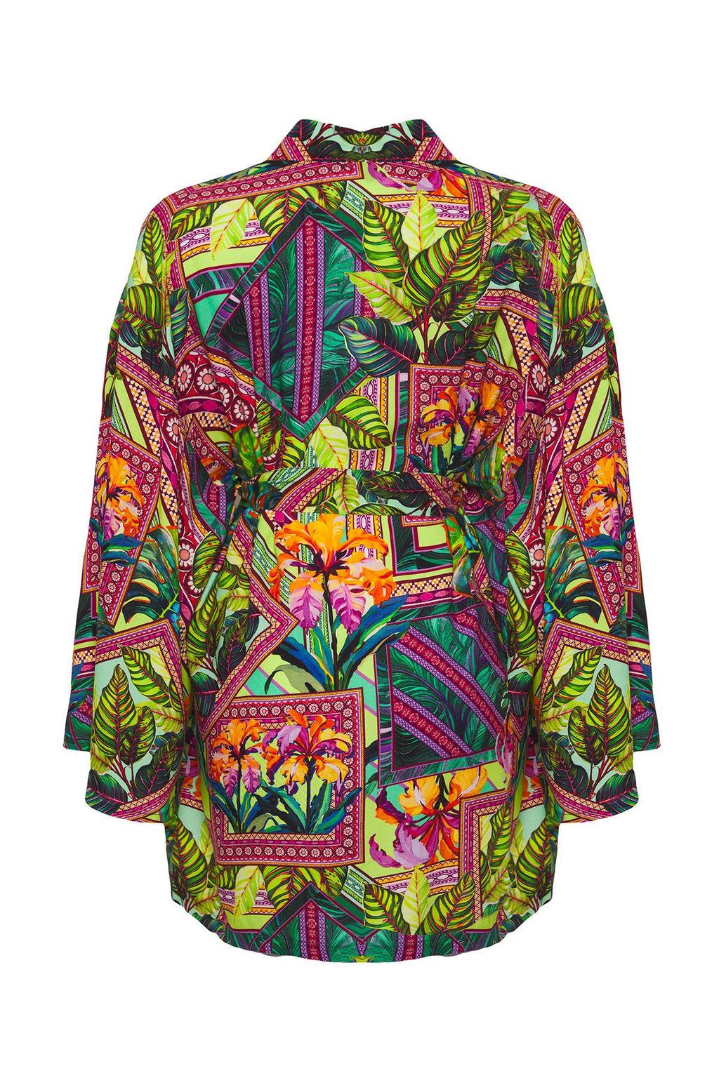 Siyah Mini Dokuma Plaj Kimono&Kaftan TBESS25KM00002 - Trendyolmilla фото 15