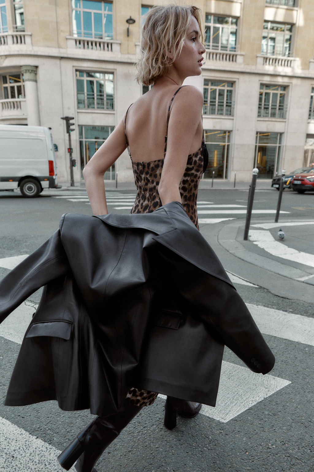 ANIMAL PRINT LACE MIDI DRESS - Zara фото 6