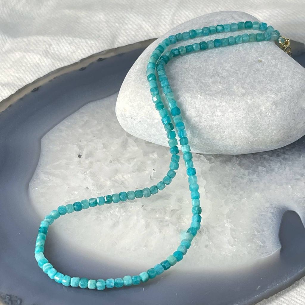 Колье из Амазонита 43 см +