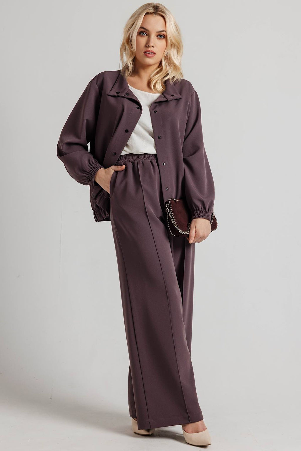 Жакет женский 4514/02/Пепельно-розовый